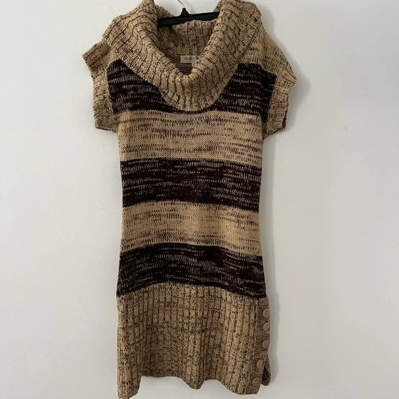 Chocolate Dresses | Vintage Chocolate Dress | Color: Brown/Cream | Size: M | Fabbyg09'S Closet